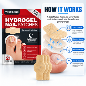 Patchs Hydrogel Réparateurs pour Ongles OEM ODM – Soin Respirant pour Ongles Décolorés, Rugueux et Fissurés – Nourrissants et Protecteurs en 8H - Product Image 3