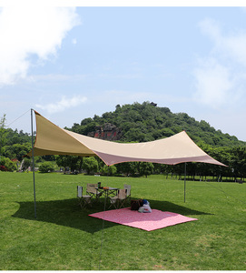 Grande bâche de <span class=keywords><strong>camping</strong></span> papillon quatre saisons à ouverture rapide, légère, imperméable, pare-soleil, en tissu Oxford pour l'extérieur - Product Image 5
