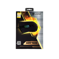 Souris de jeu programmable filaire Lapop WM70II, définition macro, souris de jeu antidérapante