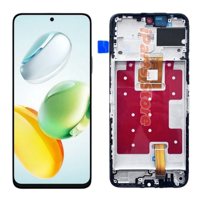 IPARTS Replacement New Display for Honor 200 Smart 5G ALT-NX1 X7c LCD Touch Screen Digitizer With Frame Assembly OEM