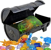 Coffre au trésor pirate, jouet de plongée sous-marine, jeu de recherche sous-marine pour enfants, entraînement à la natation, cadeau d'été pour la plage