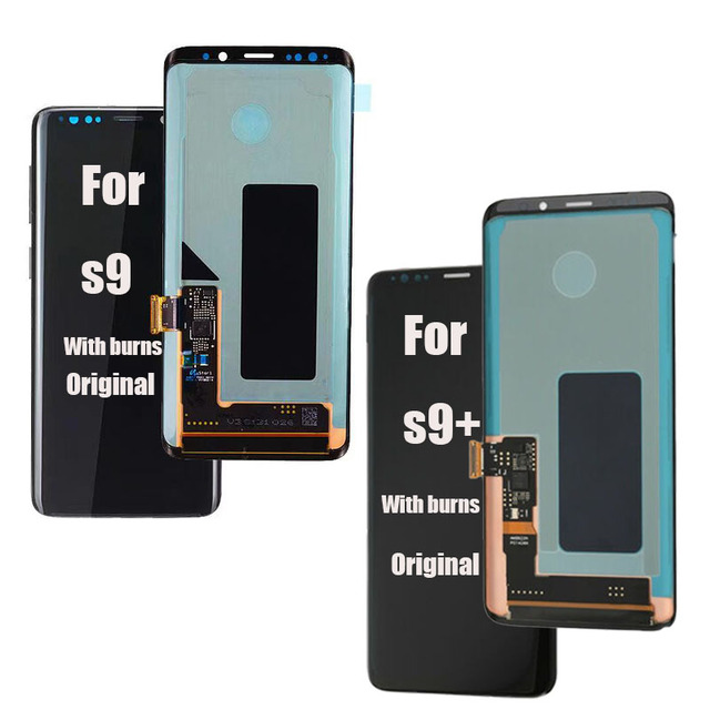 Original for Samsung for Galaxy S9 Plus LCD Display Touch Screen Assembly High Quality Mobile Phone Accessories with Burn Mark
