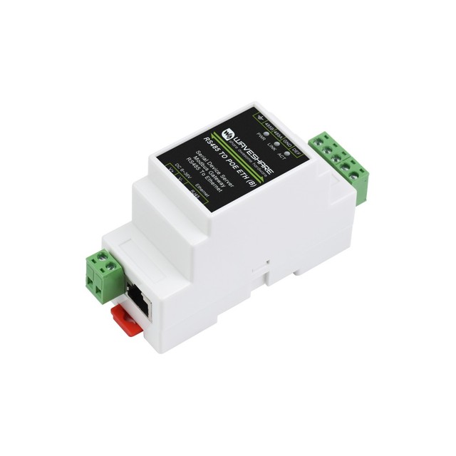 WaveShare Rail-Mount Serial Server RS485 to Wi-Fi/Ethernet Module Modbus MQTT Gateway Manufacturer