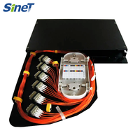 Rotary 12/24/48/72/96 Port ODF Swing Fiber Optic Patch Panel desain antidebu