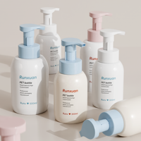 Bouteilles de mousse pour le nettoyage du visage en plastique PET OEM ODM 300 ml 500 ml avec pompe à mousse pour lavage des mains