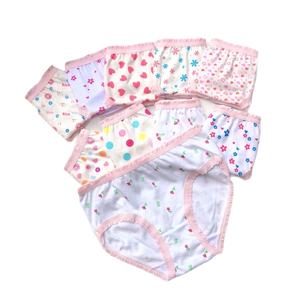 Pakaian Dalam Anak Perempuan Katun 100% Motif Bunga, Bernapas, Pewarna Polos, Berbagai Model Segitiga, Perawatan Kesehatan, Grosir - Product Image 3