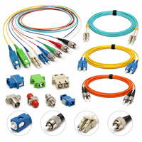 Adaptor Kabel Patch Fiber Optik LC SC FC ST Aksesoris Fiber Mode Tunggal