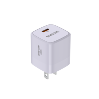 Adaptateur de voyage à charge rapide GaN 65W, prise US, chargeur USB Type-C OEM avec protection OTP 5V/3A pour téléphone portable