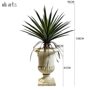 Plastico Realista Bonsai <span class=keywords><strong>Cana</strong></span> Agave Arvores Intérieur Maison Bureau Décoration Artificielle Yucca Planta Em Vaso - Product Image 2