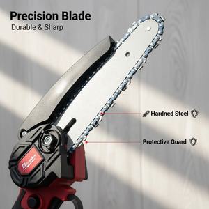 <span class=keywords><strong>Scie</strong></span> <span class=keywords><strong>à</strong></span> <span class=keywords><strong>chaîne</strong></span> électrique miniature sans fil portable de 6 pouces, qualité industrielle, alimentation par <span class=keywords><strong>batterie</strong></span>, <span class=keywords><strong>meilleur</strong></span> prix, <span class=keywords><strong>scie</strong></span> <span class=keywords><strong>à</strong></span> <span class=keywords><strong>chaîne</strong></span> pour couper le bois - Product Image 5