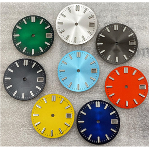 Esfera luminosa verde de 28.5mm para movimiento NH35, piezas de reloj sin calendario, accesorio de repuesto - Product Image 1