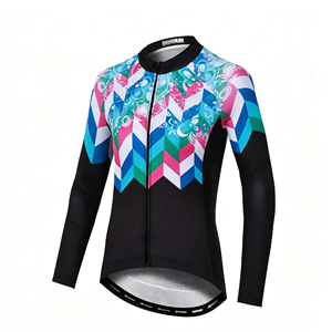 Approvisionnement en gros de T-shirts d'entraînement personnalisés pour vélo de loisirs, avec plusieurs options de tissu, logo de marque personnalisé et protection UV UPF50, uniforme d'équipe pour cyclistes - Product Image 3