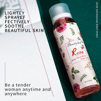 Suministro del fabricante Rose Body Spray Organic Anti Itchy Desodorante Rose Extract Oil Control Calm Skin Sun Uso diario 180ml para
