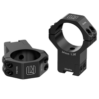 Montura para Mira Telescópica WESTHUNTER WTGZ-34 de 34 mm, Anillos de Perfil Alto, Base de 11 mm para Mira Óptica de Caza, Accesorio de Alta Precisión