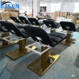 Table de massage électrique 3 moteurs Foshan Kisen blanche et noire pour salon de beauté, chaise de massage, lit de tatouage - Product Image 4