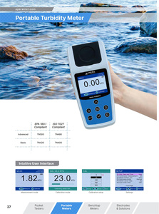 Turbidimètre Néphelomètre Numérique Portable Veidt Weighing Apera TN400 pour Laboratoire, Ensemble de Données Numériques, Testeur de Turbidité Portatif - Product Image 4