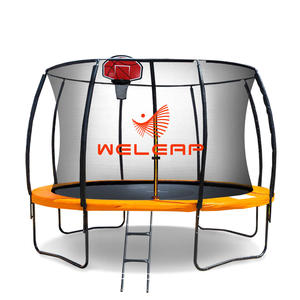 6ft 8ft 14ft <strong>Trampoline</strong> 244cm <strong>Trampoline</strong> with Basketball Hoop Customized Size Optional <strong>14</strong> <strong>Foot</strong> <strong>Trampoline</strong> with Enclosure - Product Image 5