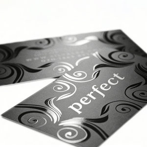 <span class=keywords><strong>Cartes</strong></span> de visite avec effet UV brillant, <span class=keywords><strong>impression</strong></span> CMYK personnalisée de haute qualité, pelliculage mat, marque haut de gamme PT - Product Image 2