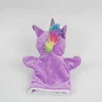 Marionnette licorne personnalisée en peluche de haute qualité, jouet doux pour animal, à la main, meilleure vente