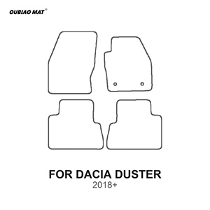 <span class=keywords><strong>Tappetini</strong></span> Auto per <span class=keywords><strong>DACIA</strong></span> <span class=keywords><strong>DUSTER</strong></span> 2018+, in PVC Impermeabile, Senza Necessità di Rifiniture - Product Image 1