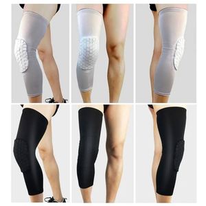 Professional Anti-slip Breathable Sports <b>Knee</b> Pad Football Basketball <b>Knee</b> Pad Honeycomb Leg Brace Support - Product Image 6