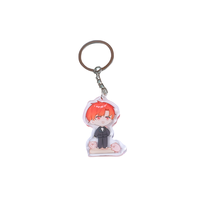 Porte-clés Fabricant OEM ODM Porte-clés Pendentif Transparent Clair Breloques Porte-clés Acrylique Personnalisé Porte-clés Porte-clés en Plastique Accessoires