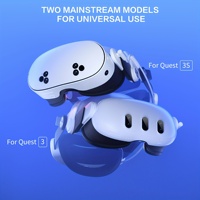 GNLing Meta untuk 3/3s Pengganti Headband Elite - Bahan ABS+TPU Ergonomis dan Tahan Lama Baterai 6000mAh Meningkatkan Kenyamanan Mengurangi Tekanan Wajah