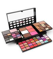 Kit cadeau de maquillage All One Ultimate 74 couleurs fard à paupières brillant à lèvres fard à joues correcteur Contour poudre Palette Set