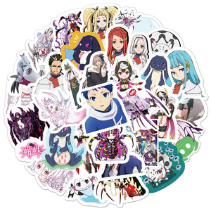 50 piezas Anime so I Am a Spider so What Gratiffi Sticker para teléfono Laptop vinilo Cute Girl Anime Stickers - Product Image 2