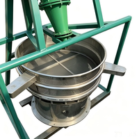 Écran de déshydratation vibrant circulaire combiné à un hydrocyclone, machine de séparation pour la déshydratation du sable fin et du charbon