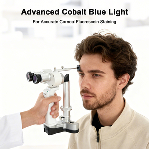 Manufacturer Price Portable LED Slit Lamp <b>Microscope</b> Binocular Handheld Slit Lamp - Product Image 2