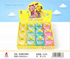 Kit di slime di cristallo Cheer Up Duck, 8 colori, per bambini dai 5 ai 7 anni, giocattolo unisex in pasta modellabile - Product Image 3