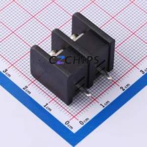 DBT30S-10.0-2P-BK-P Barrier Terminal Block Through hole Component (THT),P=10mm Connector Two Sides 10mm 1x2P Edge Pin - Product Image 2