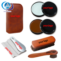 Kit d'entretien des chaussures en cuir professionnel de luxe Daan OEM personnalisé 7 pièces pour hôtels de luxe avec polissage multicolore