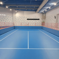 Revêtement de sol sportif en PVC ignifuge Runsure pour salle de sport, haute densité, spécial Philippines, garantie 10 ans