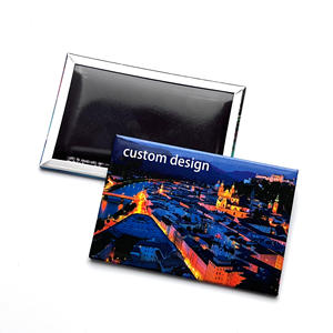 Aimant de réfrigérateur en fer blanc de souvenir touristique créatif de Singapour <span class=keywords><strong>3D</strong></span> avec impression de logo personnalisé du fournisseur - Product Image 2