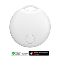 Localizador GPS Inteligente de Doble Sistema, Compatible con Apple y Android, Certificado por Google, Resistente al Agua IP67, Mini Rastreador para Mascotas, Niños, Perros y Gatos