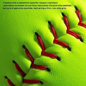 Precio <span class=keywords><strong>de</strong></span> Fábrica, Pelota <span class=keywords><strong>de</strong></span> Softbol Oficial <span class=keywords><strong>de</strong></span> Liga, Pelota <span class=keywords><strong>de</strong></span> Softbol <span class=keywords><strong>de</strong></span> Lanzamiento Rápido, Centro <span class=keywords><strong>de</strong></span> Corcho y Poliéster con Revestimiento <span class=keywords><strong>de</strong></span> Cuero Premium para U15, U18, U23 - Product Image 4