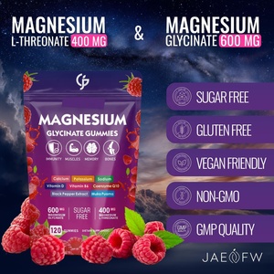 Suplementos Herbales Personalizados de Fábrica, Gomitas de Magnesio Glicinato y Vitaminas <span class=keywords><strong>para</strong></span> Mejorar la Calidad del Sueño y Prevenir Calambres en Adultos - Product Image 4