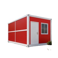 Maison conteneur portable et personnalisable, pliable, pour bureau modulaire, construction et hébergement
