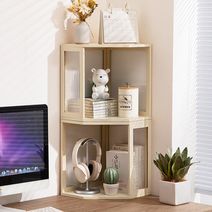 Simple bookshelf/<b>shelf</b>/floor-standing stackable combination bookcase/storage <b>rack</b> for children, living room, and home use, - Product Image 2