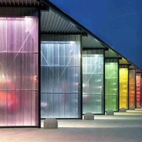 Panneau en polycarbonate solide haute résistance aux chocs, haute transmission lumineuse, résistant aux intempéries, léger et pliable