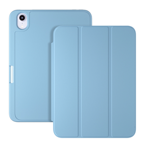 Étui intelligent Anryque pour <span class=keywords><strong>iPad</strong></span> <span class=keywords><strong>Mini</strong></span> <span class=keywords><strong>6</strong></span> 8,3 pouces, support pour stylet, support pliable à trois volets, coque arrière souple en TPU, <span class=keywords><strong>iPad</strong></span> <span class=keywords><strong>Mini</strong></span> 7 A17 Pro - Product Image 1