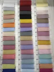 IN magazzino tessuto Hanfu di vendita caldo tessuto chiffon diamante 100% T 65gsm adatto per abbigliamento donna, camicie, ecc