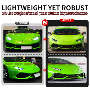 Alerón Delantero para Lamborghini Huracan LP610, Estilo DC, Fibra de Carbono, Difusor Delantero, Accesorios para Vehículos - Product Image 2