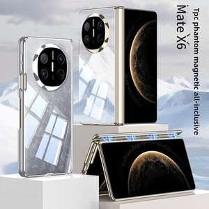 Magnetic hinge protection suitable for Huawei Matex6 phone case, transparent <b>folding</b> <b>screen</b> anti drop case - Product Image 5