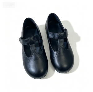Girls RM RM019 Smooth PU Mary Jane Pumps Pearl Buckle Comfort <b>Heel</b> Soft <b>Toe</b> Anti-Slip Travel Shoes Custom Upper Bulk Discount - Product Image 3