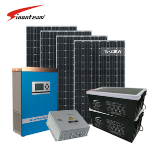 Pitched mái năng lượng mặt trời bảng điều khiển đặt ra lưới 20kW năng lượng mặt trời hệ thống nhà 220V năng lượng mặt trời hệ thống - Product Image 4