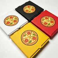 Boîte à pizza écologique, emballage en carton ondulé de qualité alimentaire, boîte à pizza personnalisée avec votre logo