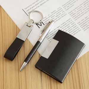 Personalized Executive <b>Gift</b> <b>Set</b>: Branded Pen & Card Holder for Corporate Events & Office Essentials - Perfect Promotional Swag - Product Image 2